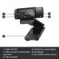 Webcam - Full HD 1080p - Logitech - C920 - Microphone intégré Webcam - Full HD 1080p - Logitech - C920 - Microphone intégré