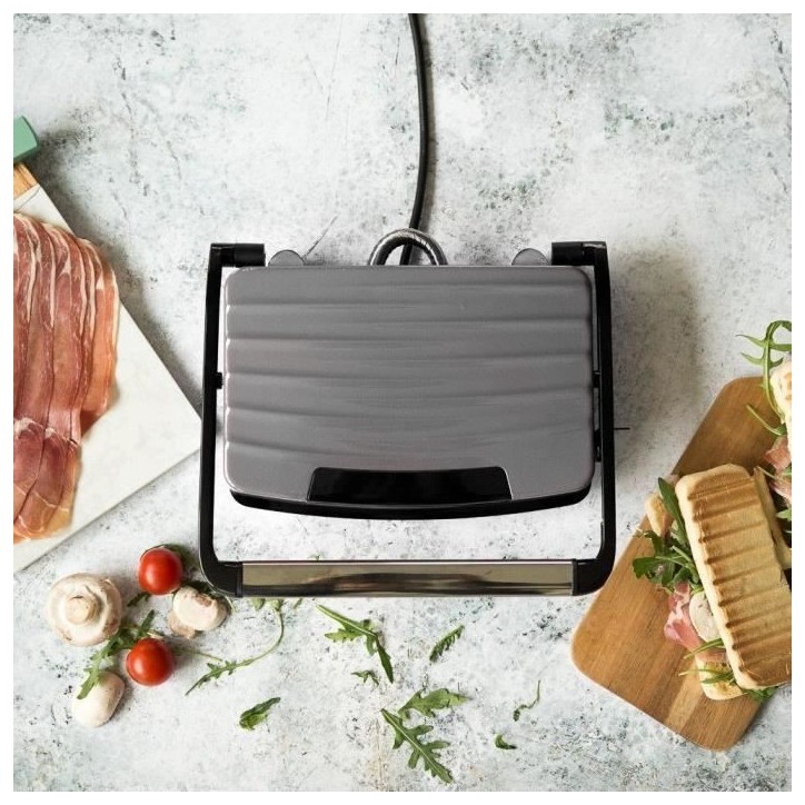 Compact grill - LIVOO - DOC232G - 750W - 2 plaques - Antiadhésif - Surface de cuisson de 23 x 15 cm - Témoins lumineux Compact grill - LIVOO - DOC232G - 750W - 2 plaques - Antiadhésif - Surface de cuisson de 23 x 15 cm - Témoins lumineux