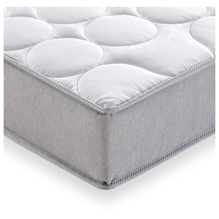 Pack matelas 90x190 cm + couette + oreiller - 330 Ressorts ensachés - 5 zones de confort - 19 cm - Ferme - DEKO DREAM Springmax Pack matelas 90x190 cm + couette + oreiller - 330 Ressorts ensachés - 5 zones de confort - 19 cm - Ferme - DEKO DREAM Springmax