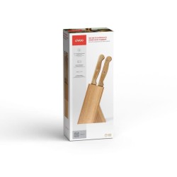 Set de 6 couteaux a steak avec support - LIVOO - MEC133 - 11 cm - Acie