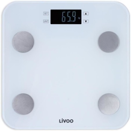 Pese-personne impédancemetre - LIVOO - DOM427W - 7 indicateurs - Max