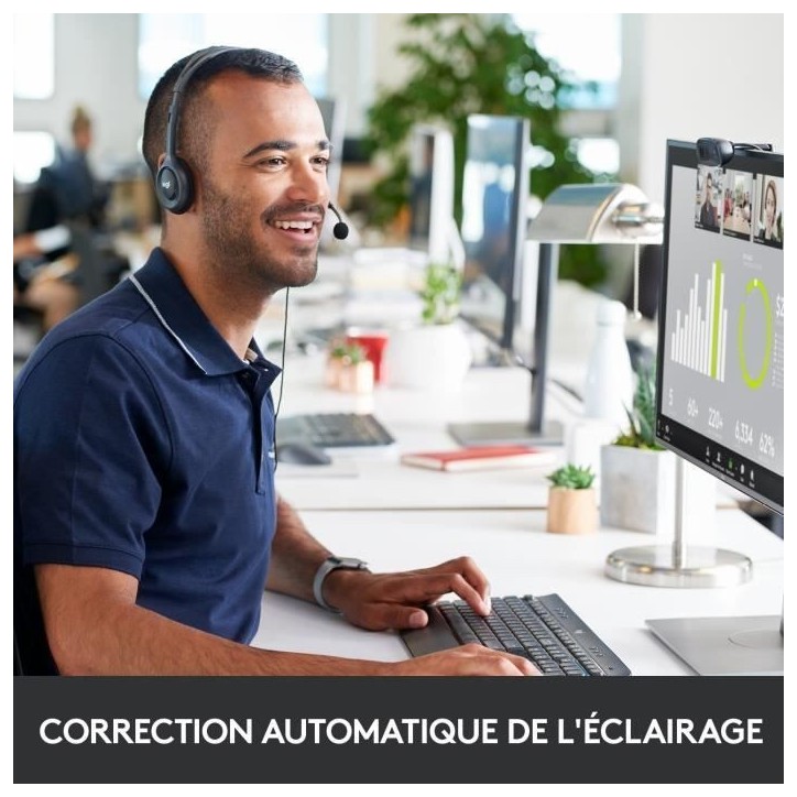 Webcam - 720p - Logitech - C270 - Microphone intégré
