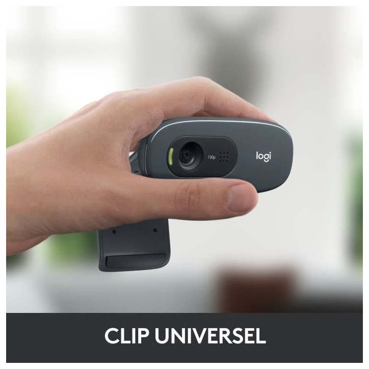 Webcam - 720p - Logitech - C270 - Microphone intégré
