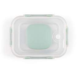 Set de 2 boîtes sous vide - LIVOO - MEN404V - 1,04 L et 1,5 L - Verre