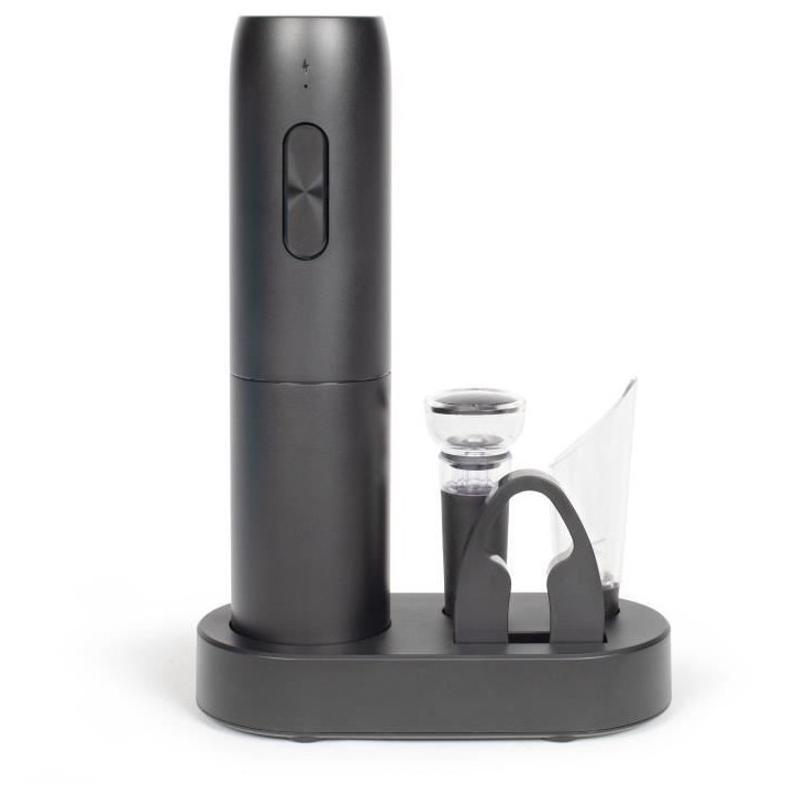 Set a vin électrique rechargeable - LIVOO - GS159 - Universel - 5 accessoires - Fonctionne par pression - Capacité 30 bouteill Set a vin électrique rechargeable - LIVOO - GS159 - Universel - 5 accessoires - Fonctionne par pression - Capacité 30 bouteill