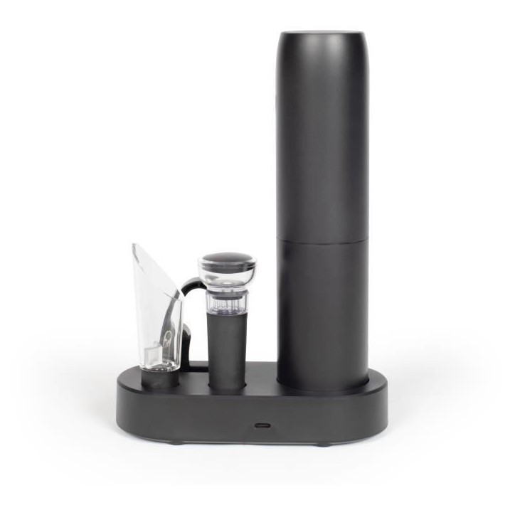 Set a vin électrique rechargeable - LIVOO - GS159 - Universel - 5 accessoires - Fonctionne par pression - Capacité 30 bouteill Set a vin électrique rechargeable - LIVOO - GS159 - Universel - 5 accessoires - Fonctionne par pression - Capacité 30 bouteill
