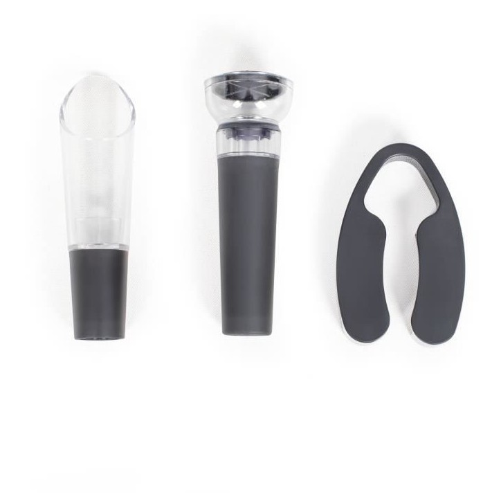 Set a vin électrique rechargeable - LIVOO - GS159 - Universel - 5 accessoires - Fonctionne par pression - Capacité 30 bouteill Set a vin électrique rechargeable - LIVOO - GS159 - Universel - 5 accessoires - Fonctionne par pression - Capacité 30 bouteill
