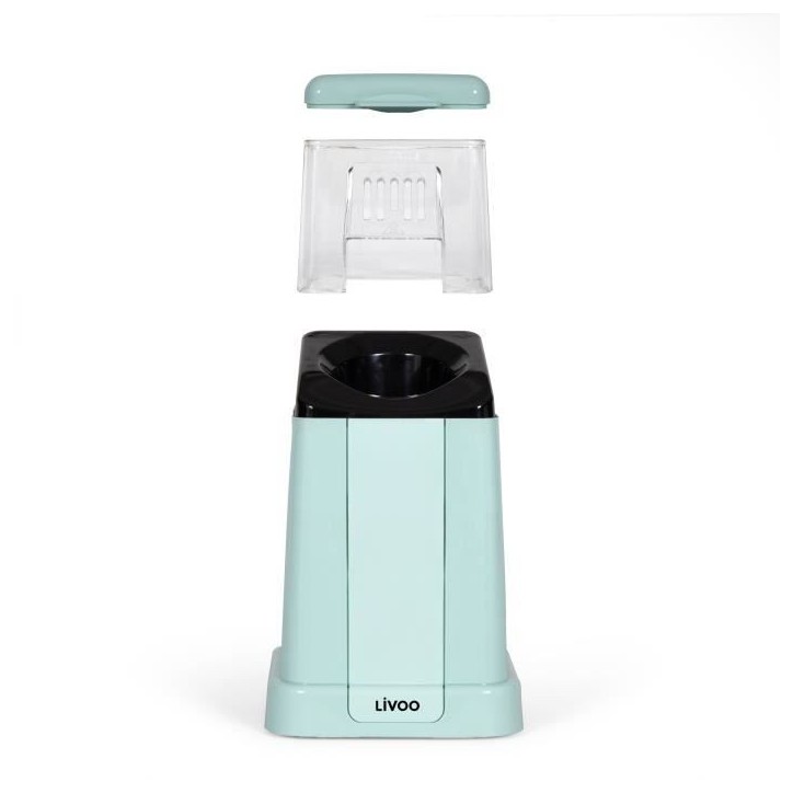 Machine a pop-corn - LIVOO - DOM497 - 1200W - 100g de mais - Arret automatique - Couvercle doseur - Protection contre la surchau Machine a pop-corn - LIVOO - DOM497 - 1200W - 100g de mais - Arret automatique - Couvercle doseur - Protection contre la surchau