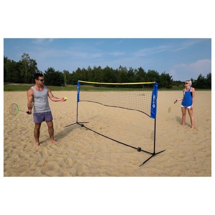 Set de badminton - SCHILDKRÖT - Set complet filet avec poche de rangement / transport - 300 x 155 cm Set de badminton - SCHILDKRÖT - Set complet filet avec poche de rangement / transport - 300 x 155 cm