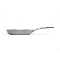 Poele Acier inoxydable 18/10 Triply Brigade 20 cm - LIVOO - MEP157 - T