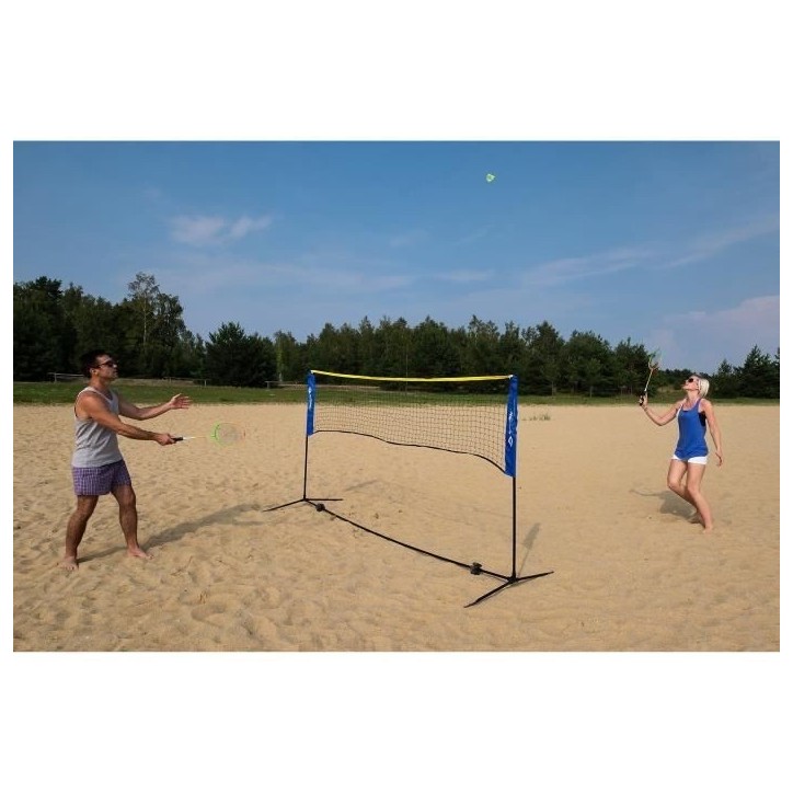 Set de badminton - SCHILDKRÖT - Set complet filet avec poche de rangement / transport - 300 x 155 cm Set de badminton - SCHILDKRÖT - Set complet filet avec poche de rangement / transport - 300 x 155 cm