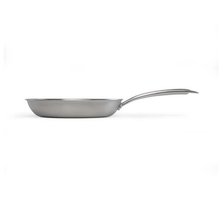 Poele Acier inoxydable 18/10 Triply Brigade 24 cm - LIVOO - MEP158 - Tous feux dont induction - Made in France Poele Acier inoxydable 18/10 Triply Brigade 24 cm - LIVOO - MEP158 - Tous feux dont induction - Made in France