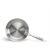 Poele Acier inoxydable 18/10 Triply Brigade 24 cm - LIVOO - MEP158 - T