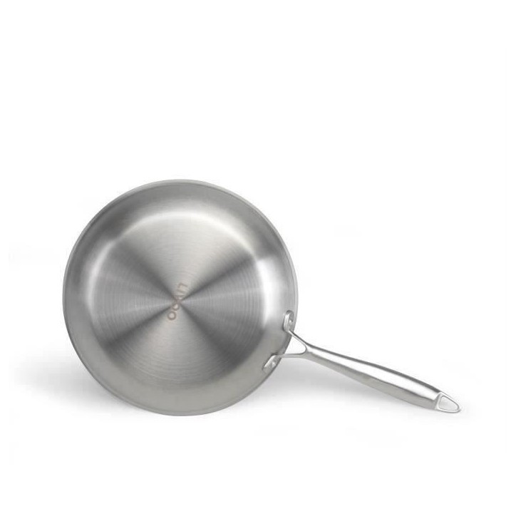 Poele Acier inoxydable 18/10 Triply Brigade 24 cm - LIVOO - MEP158 - Tous feux dont induction - Made in France Poele Acier inoxydable 18/10 Triply Brigade 24 cm - LIVOO - MEP158 - Tous feux dont induction - Made in France