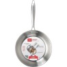 Poele Acier inoxydable 18/10 Triply Brigade 24 cm - LIVOO - MEP158 - T