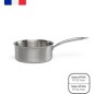 Casserole en acier inoxydable 18/10 Brigade 18 cm - LIVOO - MEP160 - Acier inox. Triply - Tous feux dont induction - Made in Fra Casserole en acier inoxydable 18/10 Brigade 18 cm - LIVOO - MEP160 - Acier inox. Triply - Tous feux dont induction - Made in Fra