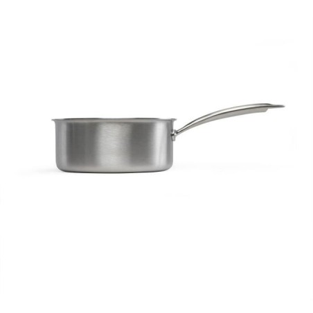 Casserole en acier inoxydable 18/10 Brigade 18 cm - LIVOO - MEP160 - Acier inox. Triply - Tous feux dont induction - Made in Fra