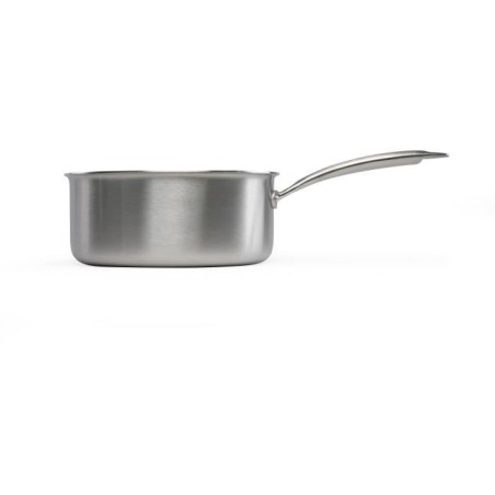 Casserole en acier inoxydable 18/10 Brigade 20 cm - LIVOO - MEP161 - Acier inox. Triply - Tous feux dont induction - Made in Fra