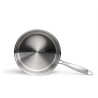 Casserole en acier inoxydable 18/10 Brigade 20 cm - LIVOO - MEP161 - A