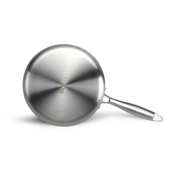 Casserole en acier inoxydable 18/10 Brigade 20 cm - LIVOO - MEP161 - Acier inox. Triply - Tous feux dont induction - Made in Fra Casserole en acier inoxydable 18/10 Brigade 20 cm - LIVOO - MEP161 - Acier inox. Triply - Tous feux dont induction - Made in Fra