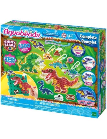Aquabeads - La Terre des Dinosaures - Perles créatives pour enfants