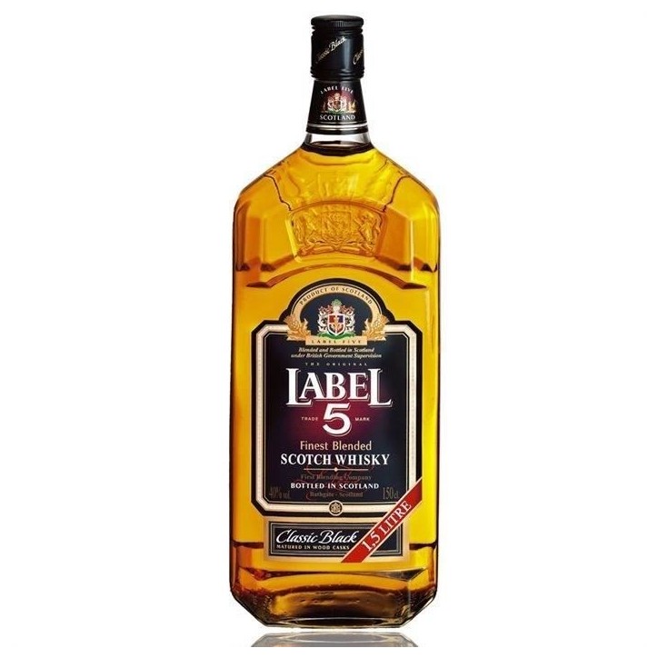 Whisky Label 5 - Blended whisky - Ecosse - 40%vol - 150cl
