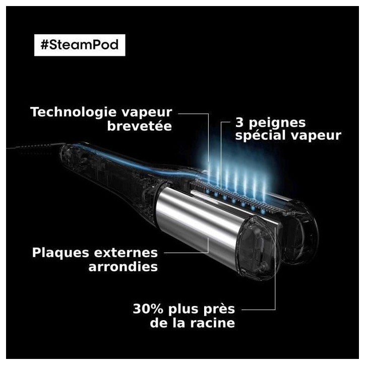Lisseur L'oreal Pro Lisseur-boucleur Vapeur SteamPod 4 Lisseur L'oreal Pro Lisseur-boucleur Vapeur SteamPod 4
