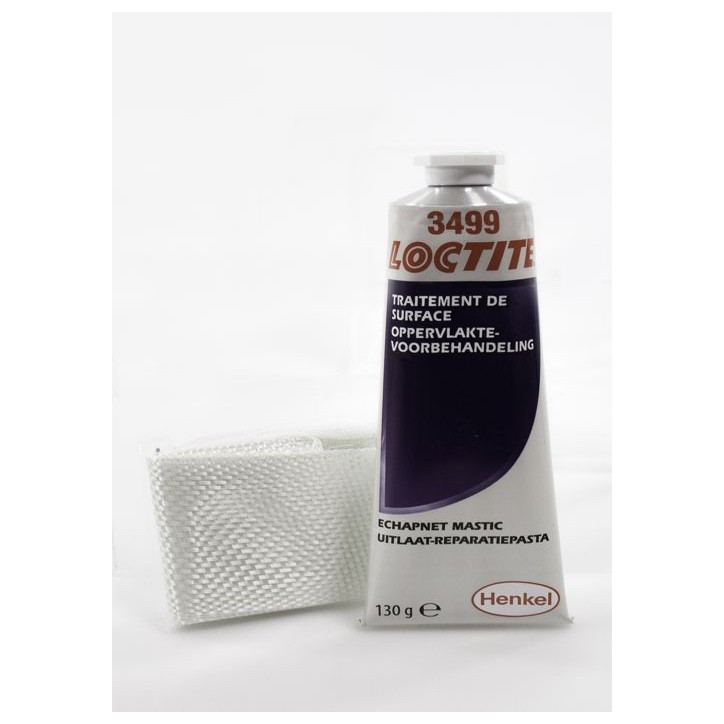 Kit réparation échappement et silencieux - LOCTITE - Mastic / bande de fibres de verre / fil de fer - Pour tuyaux et silencieu