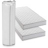 Lot de 2 matelas - 90 x 190 cm - Mousse - 14 cm - 5 zones de confort -