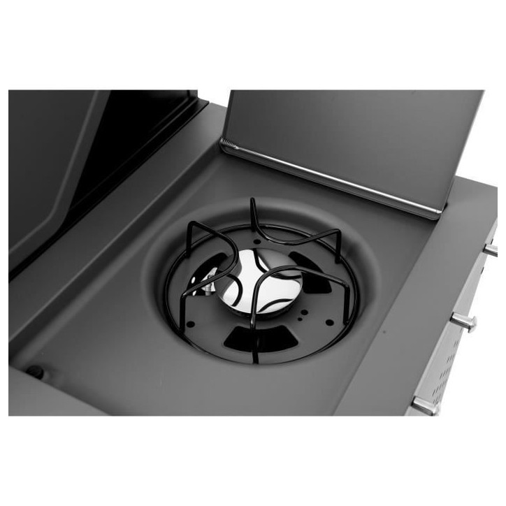COOKING BOX Barbecue a gaz BRISBANE - Cuisine inox - 142x57x112 cm - Surface de cuisson : 70x42 cm - Gris COOKING BOX Barbecue a gaz BRISBANE - Cuisine inox - 142x57x112 cm - Surface de cuisson : 70x42 cm - Gris