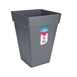 ELHO Bac a fleurs Loft Urban Carré Haut - Ø 29 x H 41 cm - Extérieu