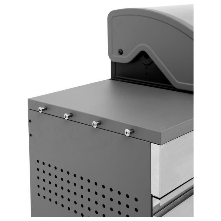COOKING BOX Barbecue a gaz BRISBANE - Cuisine inox - 142x57x112 cm - Surface de cuisson : 70x42 cm - Gris COOKING BOX Barbecue a gaz BRISBANE - Cuisine inox - 142x57x112 cm - Surface de cuisson : 70x42 cm - Gris