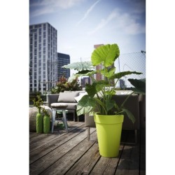 ELHO Pot de fleurs Loft Urban rond Haut - Ø 34 x H 45 cm - Extérieur
