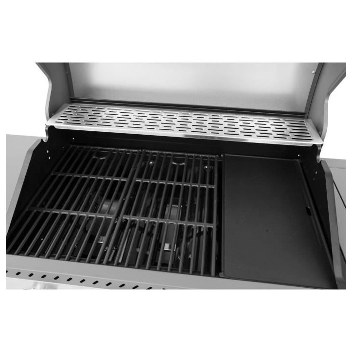 COOKING BOX Barbecue a gaz BRISBANE - Cuisine inox - 142x57x112 cm - Surface de cuisson : 70x42 cm - Gris COOKING BOX Barbecue a gaz BRISBANE - Cuisine inox - 142x57x112 cm - Surface de cuisson : 70x42 cm - Gris