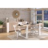 Table a manger - LOFT - Rectangulaire - Chene / Blanc - 8 personnes -