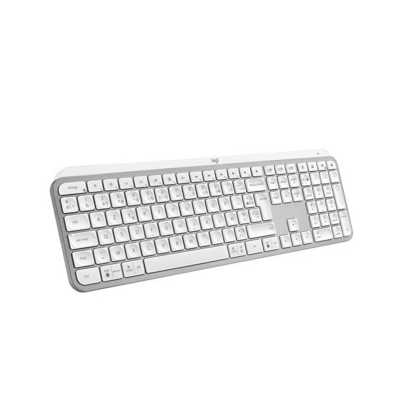 Clavier - Sans fil - Logitech - MX Keys S - AZERTY -Gris pâle Clavier - Sans fil - Logitech - MX Keys S - AZERTY -Gris pâle