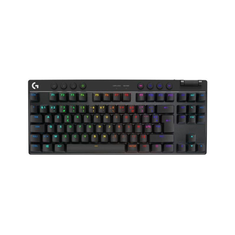 Clavier gamer - Sans fil - Logitech G Pro X TKL Lightspeed - AZERTY - Clavier gamer - Sans fil - Logitech G Pro X TKL Lightspeed - AZERTY -