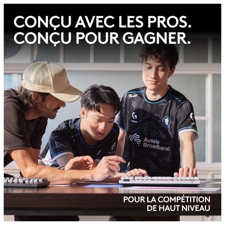 Clavier gamer - Sans fil - Logitech G Pro X TKL Lightspeed - AZERTY - Mécanique - Rétroéclairé - Noir Clavier gamer - Sans fil - Logitech G Pro X TKL Lightspeed - AZERTY - Mécanique - Rétroéclairé - Noir