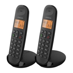 Téléphone fixe sans fil - LOGICOM - DECT ILOA 255T DUO - Noir - Avec