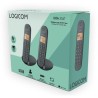Téléphone fixe sans fil - LOGICOM - DECT ILOA 255T DUO - Noir - Avec Téléphone fixe sans fil - LOGICOM - DECT ILOA 255T DUO - Noir - Avec