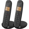Téléphone fixe sans fil - LOGICOM - DECT ILOA 250 DUO - Noir - Sans Téléphone fixe sans fil - LOGICOM - DECT ILOA 250 DUO - Noir - Sans