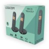 Téléphone fixe sans fil - LOGICOM - DECT ILOA 250 DUO - Noir - Sans Téléphone fixe sans fil - LOGICOM - DECT ILOA 250 DUO - Noir - Sans