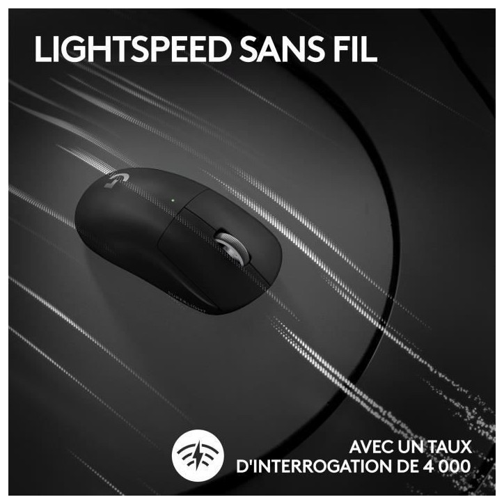 Souris gamer - Sans fil - Logitech G - Pro X Superlight 2 Lightspeed - Noir Souris gamer - Sans fil - Logitech G - Pro X Superlight 2 Lightspeed - Noir