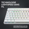 Clavier gamer - Sans fil - Logitech G - Pro X TKL Lightspeed - AZERTY