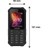 Téléphone Mobile - LOGICOM - XTREM 40 - Noir Téléphone Mobile - LOGICOM - XTREM 40 - Noir
