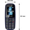 Téléphone Mobile - LOGICOM - Posh 402 - Bleu Téléphone Mobile - LOGICOM - Posh 402 - Bleu