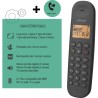 Téléphone fixe sans fil - LOGICOM - DECT ILOA 150 SOLO - Noir - Sans Téléphone fixe sans fil - LOGICOM - DECT ILOA 150 SOLO - Noir - Sans