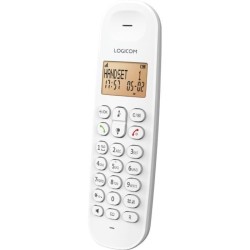 Téléphone fixe sans fil - LOGICOM - DECT ILOA 150 SOLO - Blanc - San