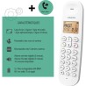 Téléphone fixe sans fil - LOGICOM - DECT ILOA 150 SOLO - Blanc - San Téléphone fixe sans fil - LOGICOM - DECT ILOA 150 SOLO - Blanc - San