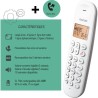 Téléphone fixe sans fil - LOGICOM - DECT ILOA 150 SOLO - Taupe - San Téléphone fixe sans fil - LOGICOM - DECT ILOA 150 SOLO - Taupe - San